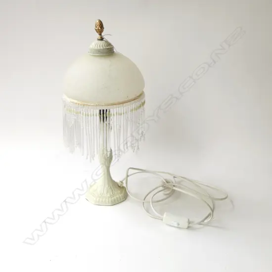 WHITE TABLE LAMP H.460mm