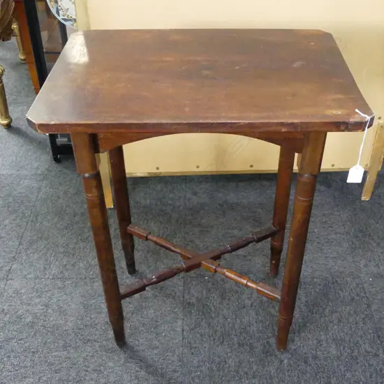 WOODEN SIDE TABLE 560x405x690mm