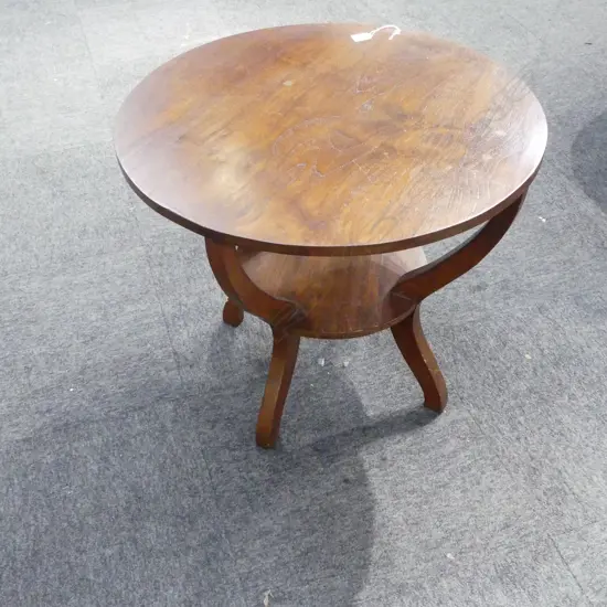 MAHOGANY SIDE TABLE H.565mm, 645mm dia