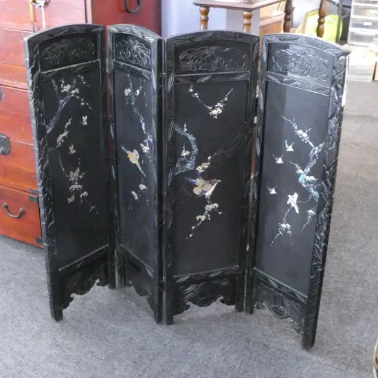 4 PANEL ORIENTAL SCREEN each 900x270mm