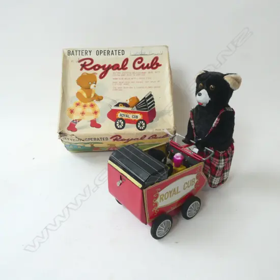 VINTAGE 'ROYAL CUB' TOY H.180mm in orig. box