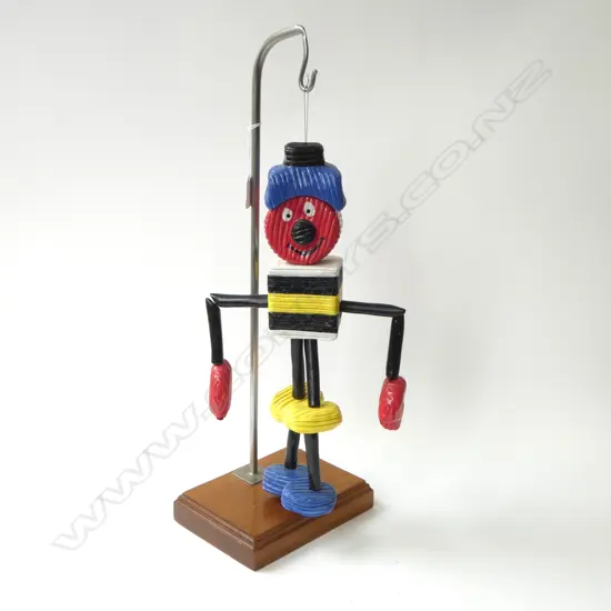 CERAMIC LIQUORICE ALLSORTS HANGING MAN H.580mm