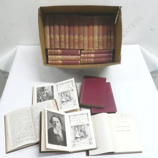 27 EARLY 20th NOVELS; THACKERAY, ELIOT, DUMAS, CARLYLE ETC