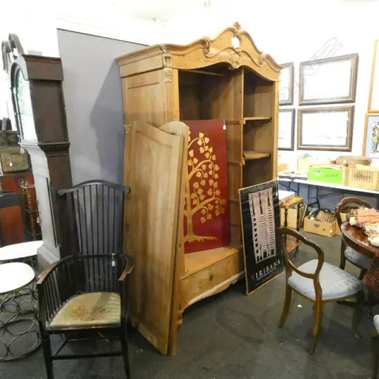 FRENCH PINE ARMOIRE 1430x600x2100mm