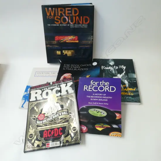 6 N.Z. MUSIC REFERENCE BOOKS