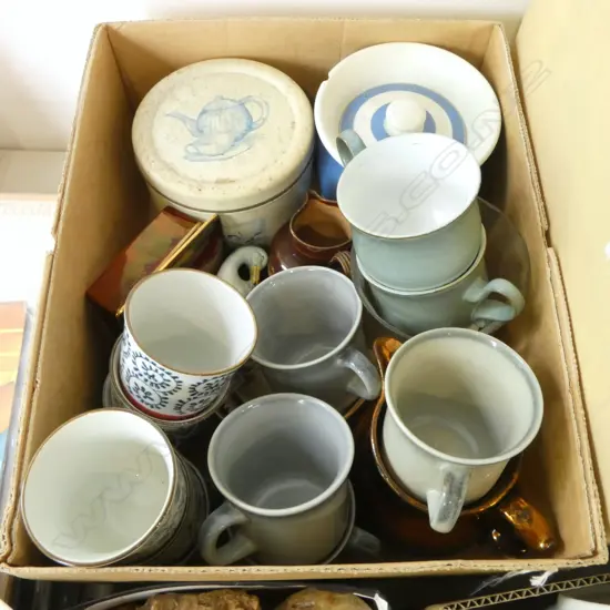 ASST CHINA; MALING, CARLTONWARE, CORNISHWARE JAR, TEMUKA POTTERIES, etc (AF)