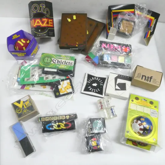 ASST. VINTAGE PUZZLES AND GAMES