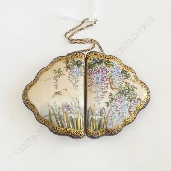 MEIJI JAPANESE SATSUMA 2 PCE BELT BUCKLE W.100mm