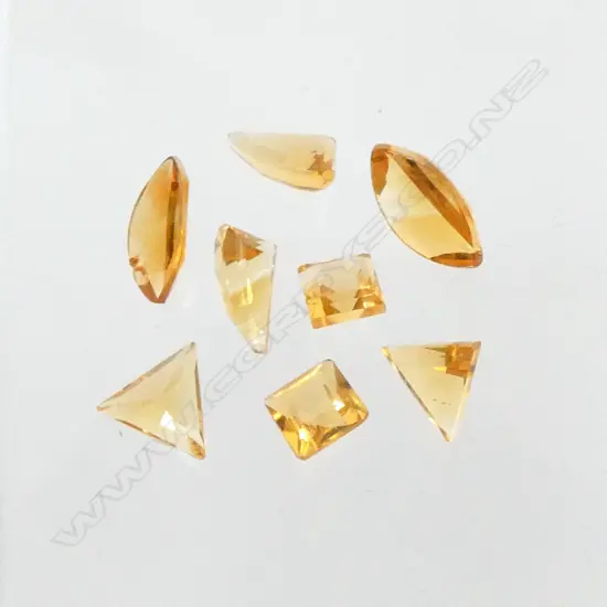 ASST 5.63CT. FACETED CITRINES
