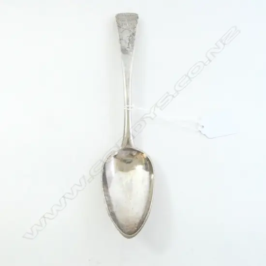 19thC FRENCH SILVER MILITARY PRESENTATION PRIZE SPOON 1813. 80gms