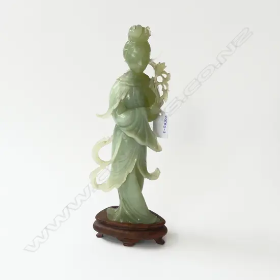 CHINESE CARVED JADE? FIGURE H.280mm
