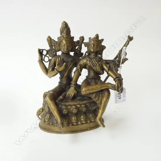 BRASS STATUE OF SHIVA H.200mm