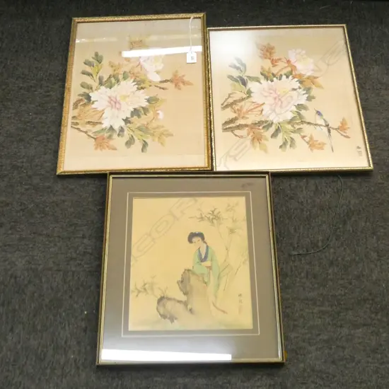 3 ORIENTAL ARTWORKS 450x315mm