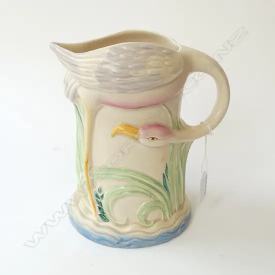 C/CLIFF FLAMINGO MOULDED JUG H190MM