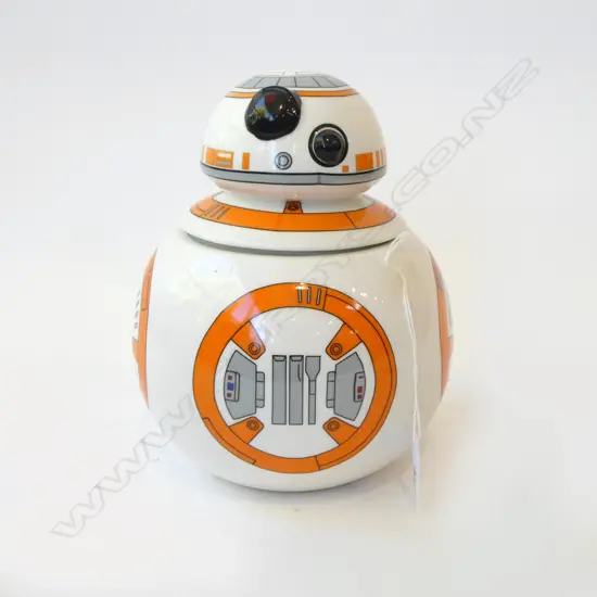 CERAMIC MODEL STARWARS BISCUIT BARREL BB-8 ROBOT H220MM