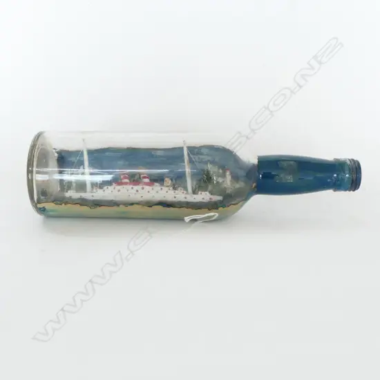 VINTAGE SHIP IN BOTTLE L290MM