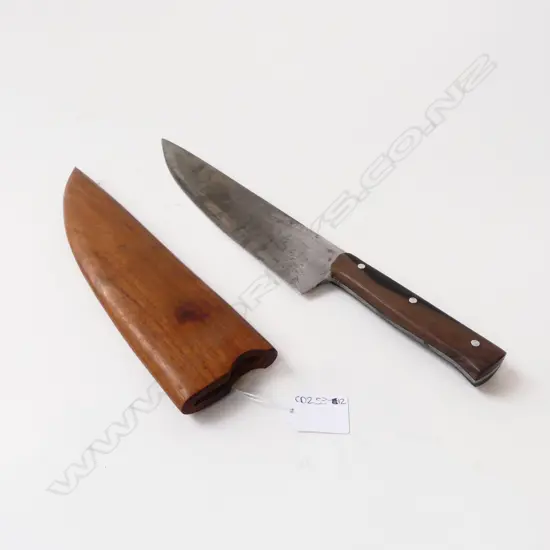 CUSTOM KNIFE - WOODEN SHEATH L.350mm