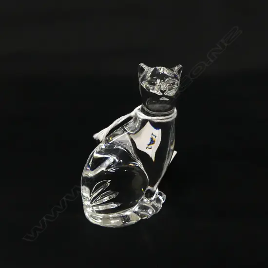 WATERFORD CRYSTAL CAT H70MM