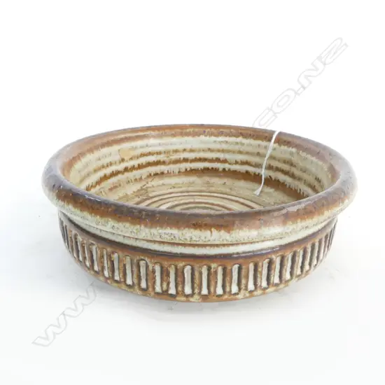 EINAR JOHANSEN FOR SOHOLM DENMARK POTTERY DISH Dia.200mm