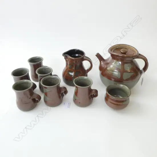 ANDREW VAN DER PUTTEN 6 PLACE COFFEE/TEA SET