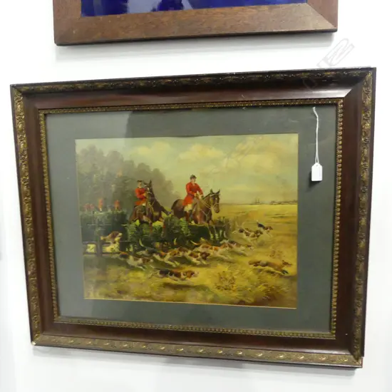 FOX HUNTING LITHOGRAPH 380x500mm