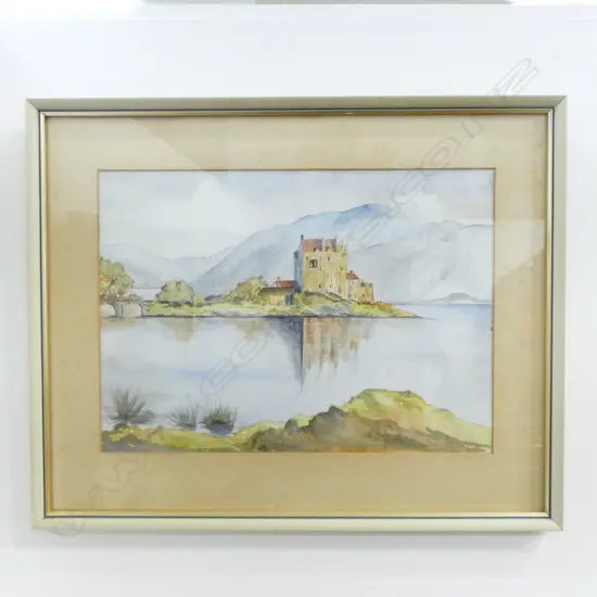 LILIAS FATHERINGHAM, EILEAN DONAN CASTLE SCOTLAND W/C, 460 X 370MM