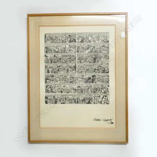 NOEL COOK (1896-1981) 'KIT CARSON', LITHOGRAPH 16/20, SIGNED, 480x655mm