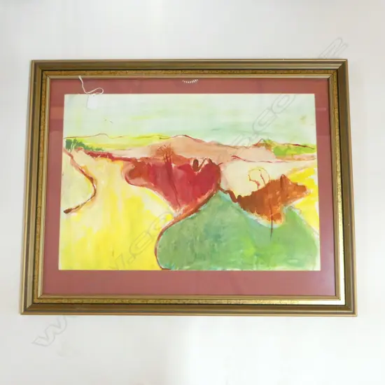 A. SMITHER, GOUACHE, MATAWHIRI RIDGE, 2003, 400x580mm