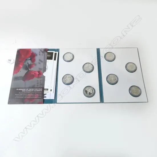 NZ SILVER COMMEMORATIVE COLLECTION 'FIRST WORLD WAR'