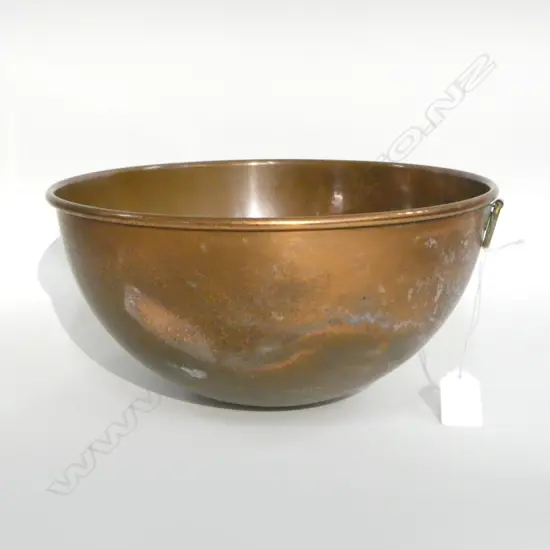 COPPER MIXING BOWL 270mm dia