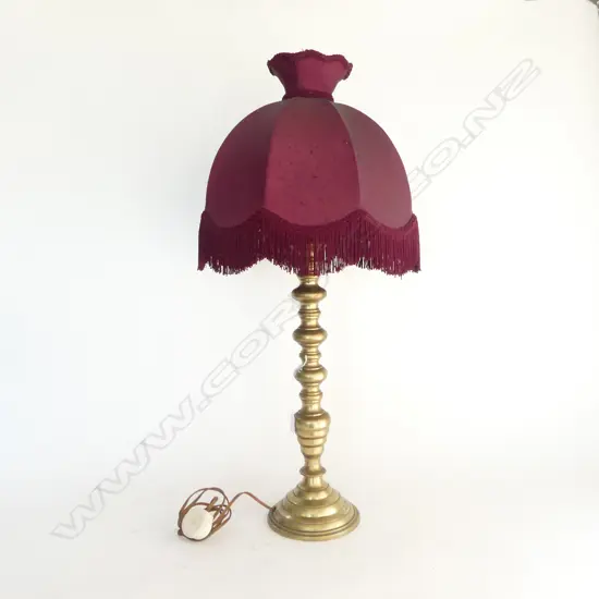 BRASS TABLE LAMP H.800mm