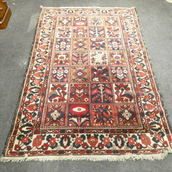HAND KNOTTED WOOL PILE RUG 2100x1450mm