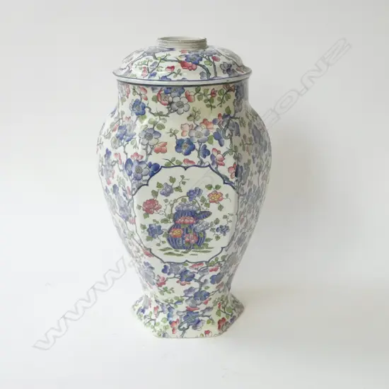 COPELAND SPODE VASE w. MISSING TOP H.350mm