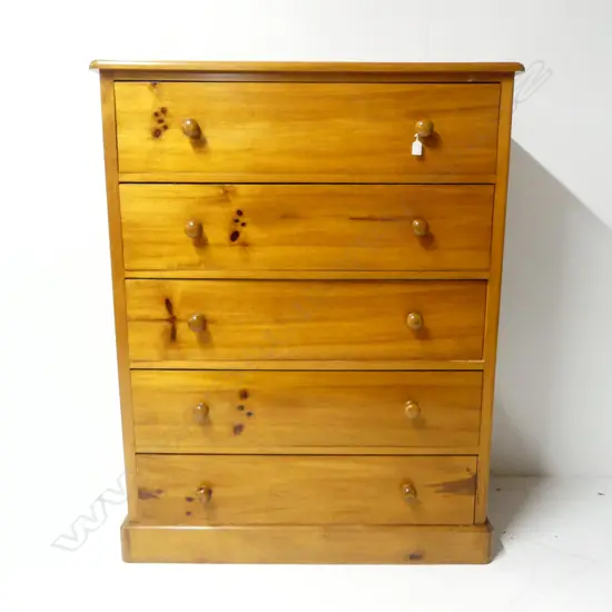 5 DRAWER CHEST OF DRAWERS 1130x550x1450mm