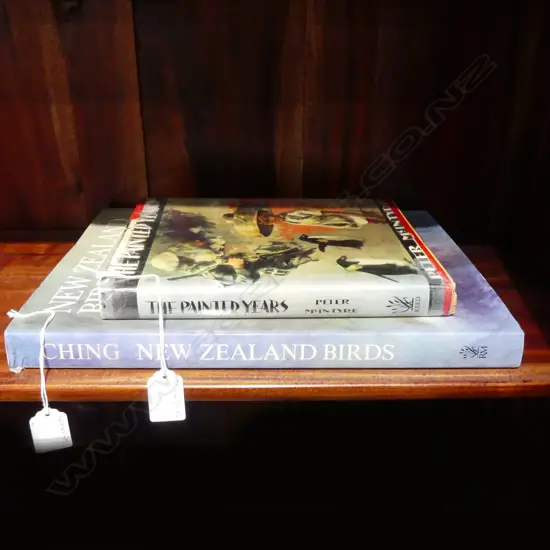 NEW ZEALAND BIRDS by RAYMOND CHING & THE PAINTED YEARS by PETER McINTYRE 