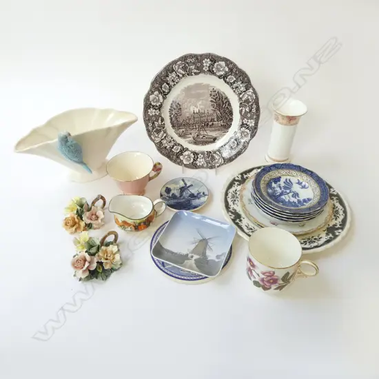 ASSTD. CHINA – CANDLEHOLDERS, ROYAL COPENHAGEN, ROYAL DOULTON ETC 