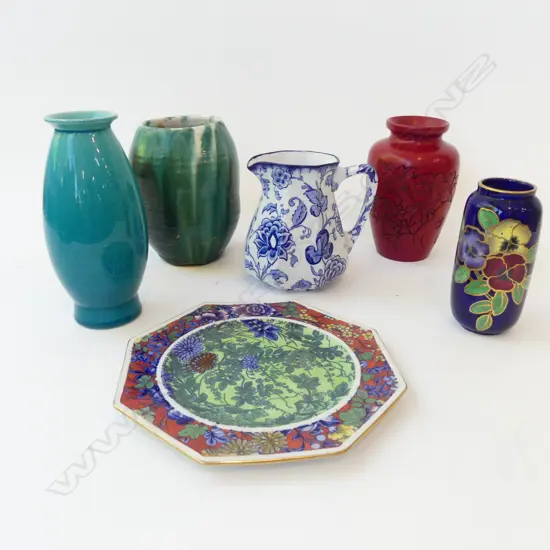 ASST. CHINA; B/W JACOBEAN JUG, REGAL POTTERY, etc