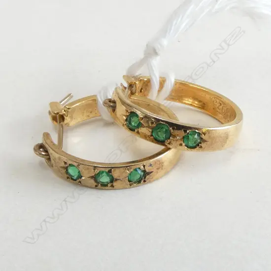 PR STG SILVER GILT CREOLA EARINGS