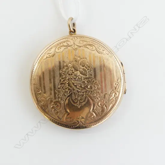 9CT GOLD LOCKET BIRMINGHAM 1918 11.47gms