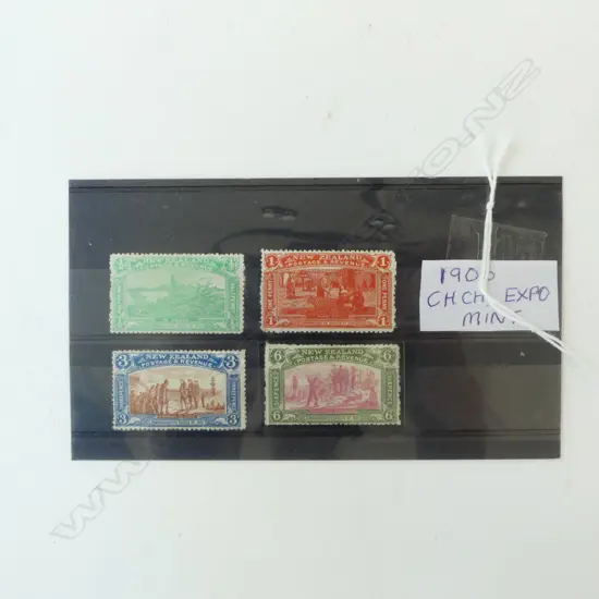 4 1906 CHCH EXPO STAMPS