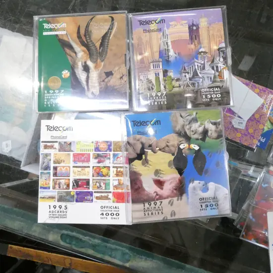 GROUP OF 4 PHONE CARD COLLECTION
