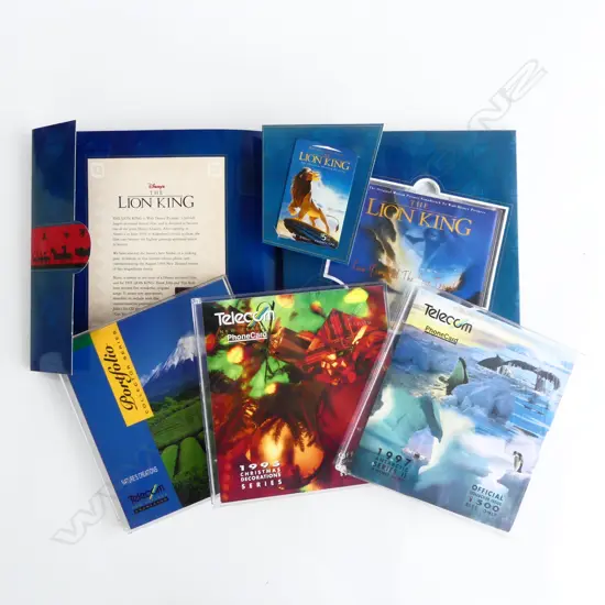 GROUP OF 4 PHONE CARD COLLECTION