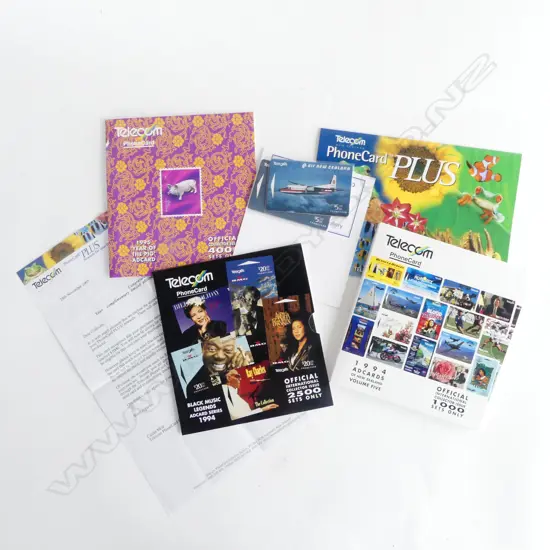 GROUP OF 4 PHONE CARD COLLECTION