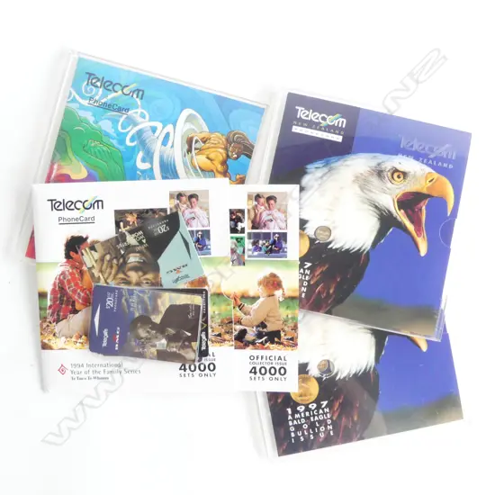 GROUP OF 4 PHONE CARD COLLECTION