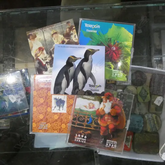 GROUP OF 4 PHONE CARD COLLECTION