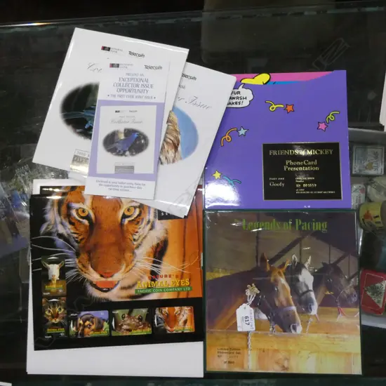 GROUP OF 5 PHONE CARD COLLECTION