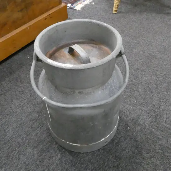 VINTAGE METAL MILK / CREAM CAN H.380mm
