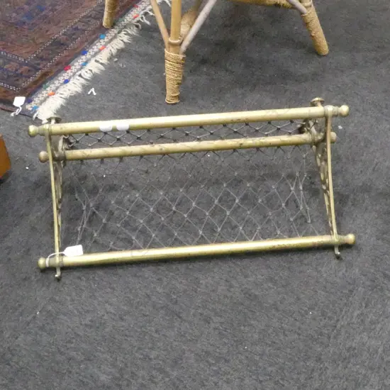 VINTAGE BRASS SHELF W.645mm