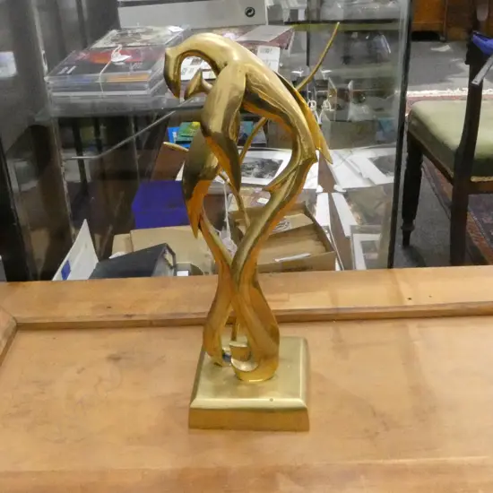 BRASS  PHOENIX BIRD  FIGURE H440MM