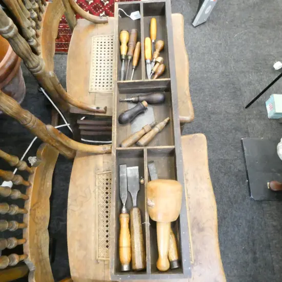 ASST. VINTAGE TOOLS; MOSTLY ENGLISH MAKE 